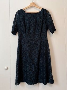 s.Oliver Navy Lace Dress — Like New